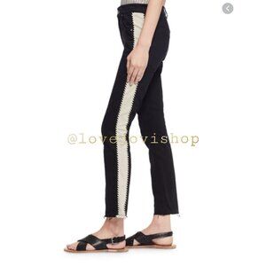 Isabel Marant Étoile ‘Haven’ Pants | Whipstitch Stripe & Raw Hem Street Luxe